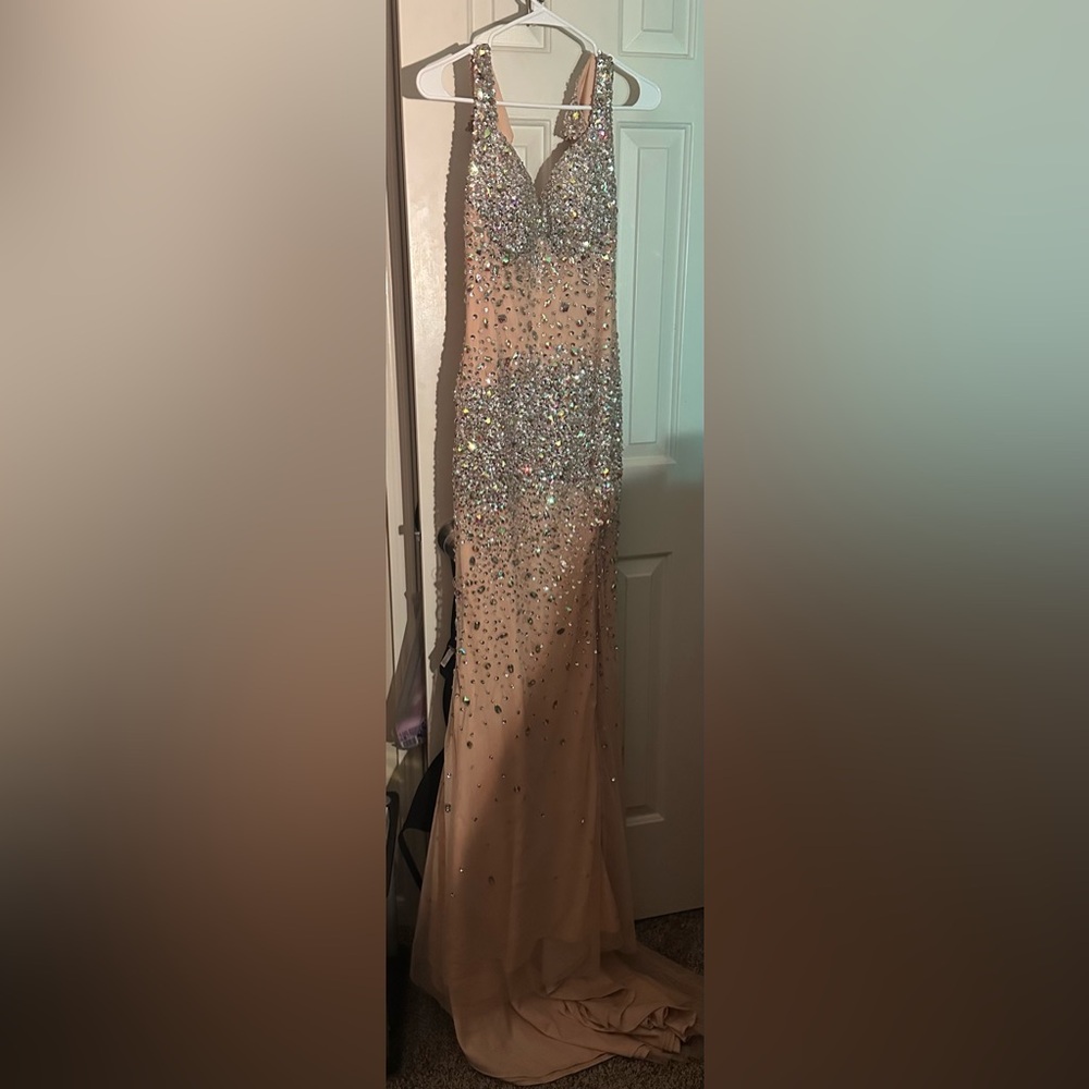 Bedazzled Prom Dress 
Size 10